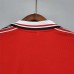 Manchester United 98/99 Home Red Long Sleeve Soccer Jersey